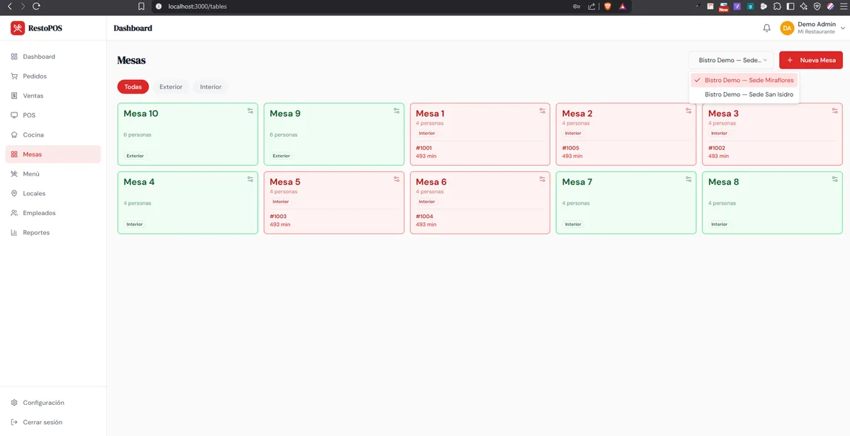 RestoPOS restaurant orders module.